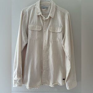 Men's Cream Shirt Jacket
